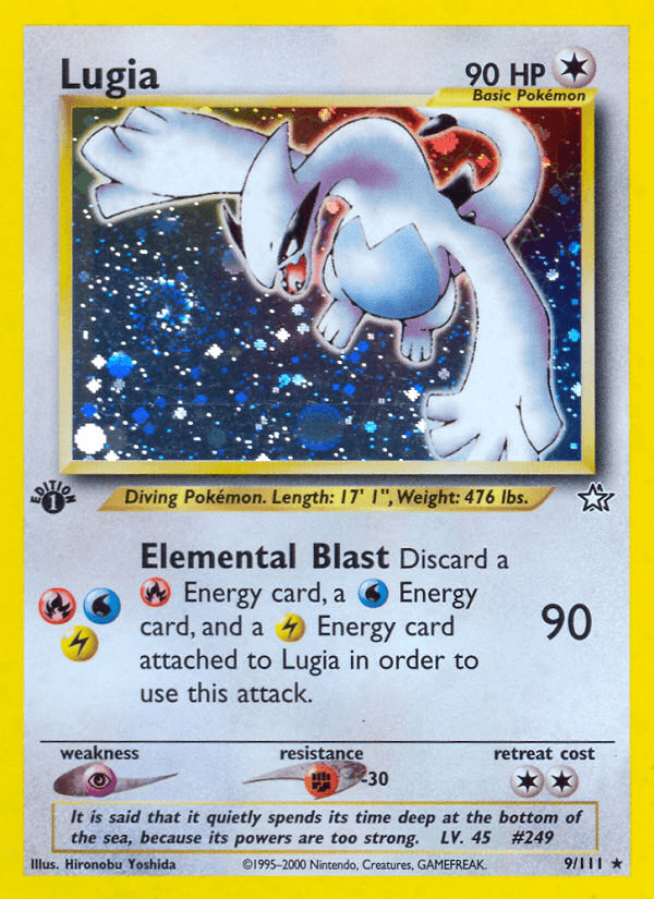 Lugia Holo PSA 9